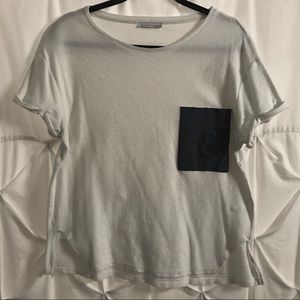 Zara Ampersand Pocket T-shirt